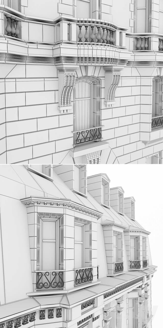 Facade French building