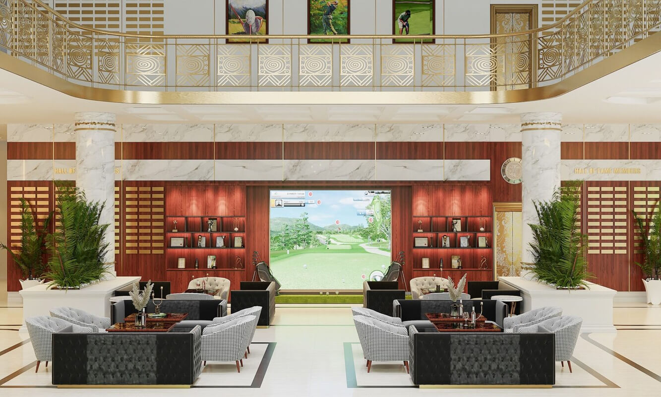  Golf Hall Interior Model by Dung Chan