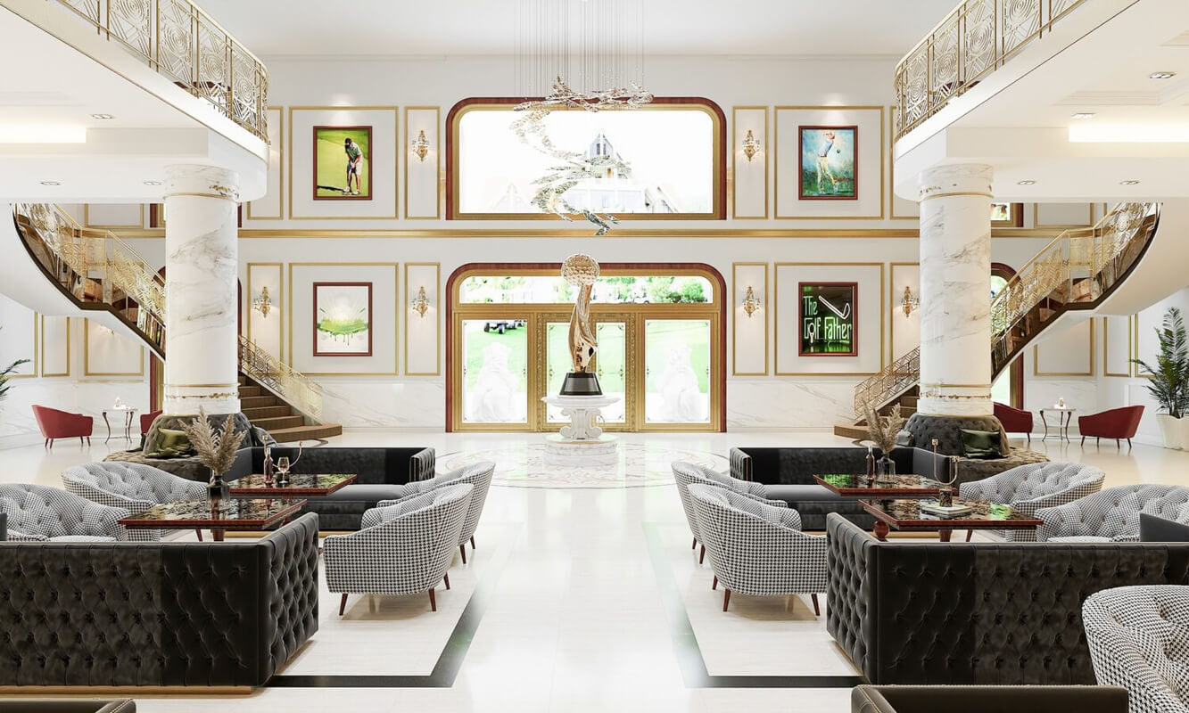  Golf Hall Interior Model by Dung Chan