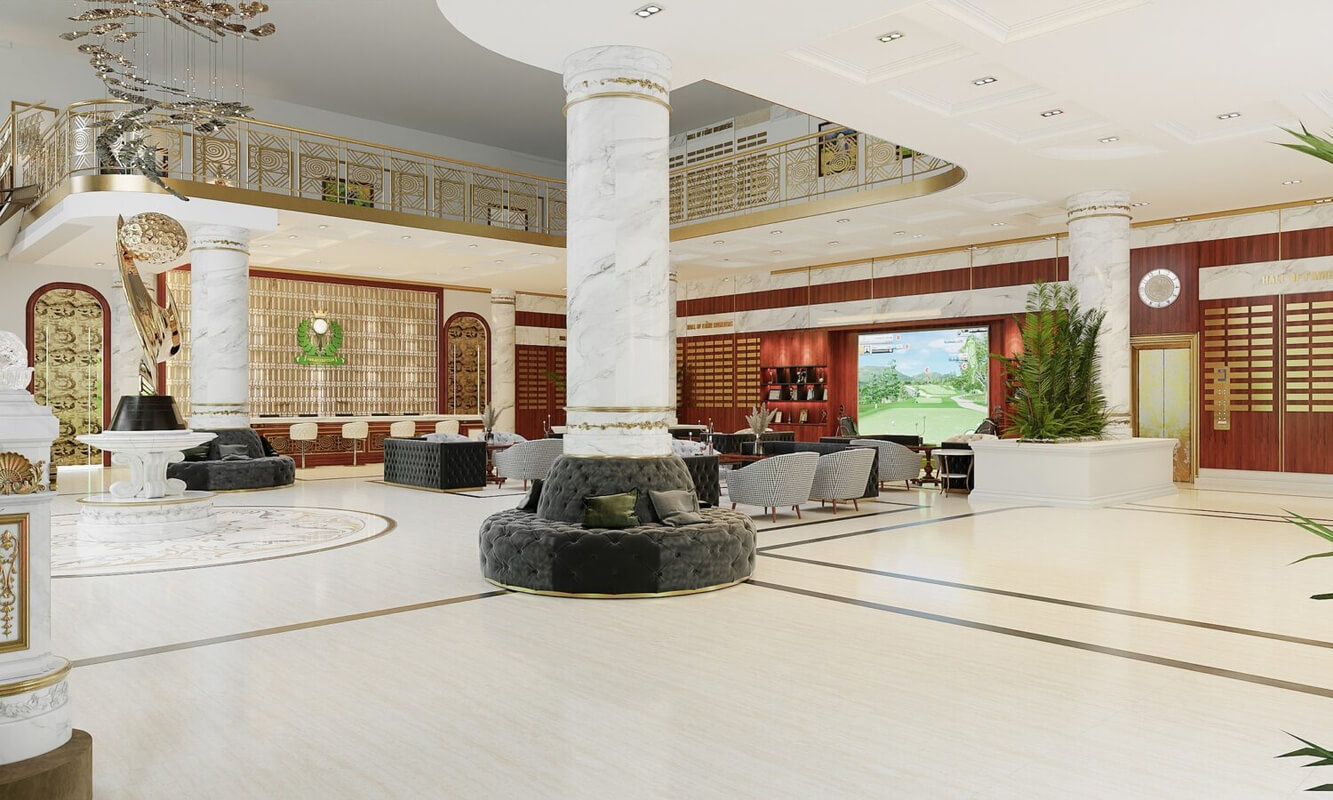  Golf Hall Interior Model by Dung Chan