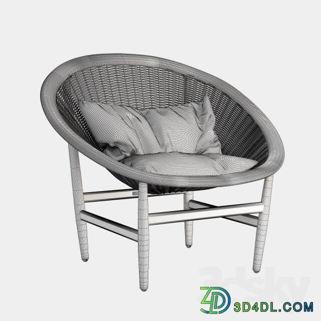KETTAL Indoor Basket armchair