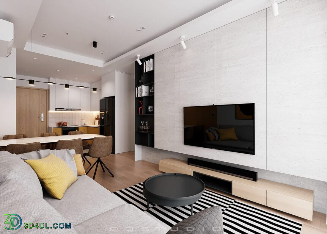 3D Interior Apartment 113 Scene File 3dsmax By Duc Nguyen