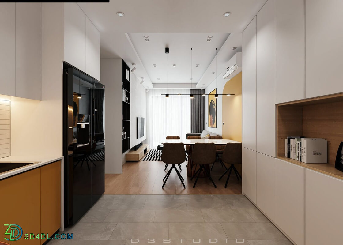 3D Interior Apartment 113 Scene File 3dsmax By Duc Nguyen