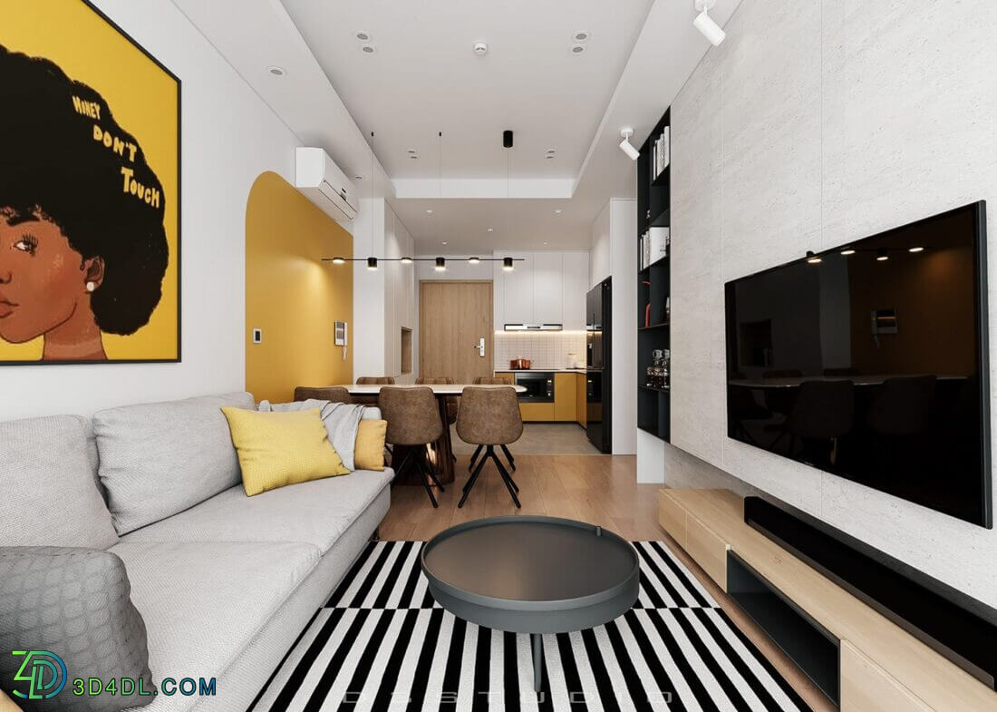 3D Interior Apartment 113 Scene File 3dsmax By Duc Nguyen