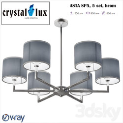 Crystal Lux ASTA SP5 Pendant light 3D Models 