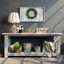 Farm house decoration set 3D Models 