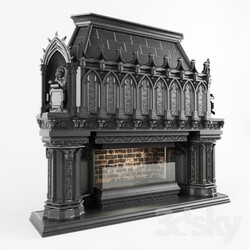 Gothic Fireplace 