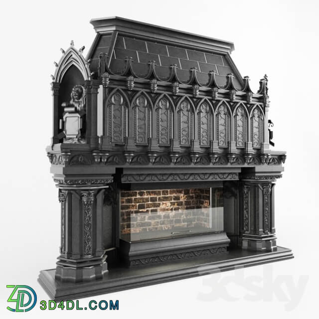 Gothic Fireplace