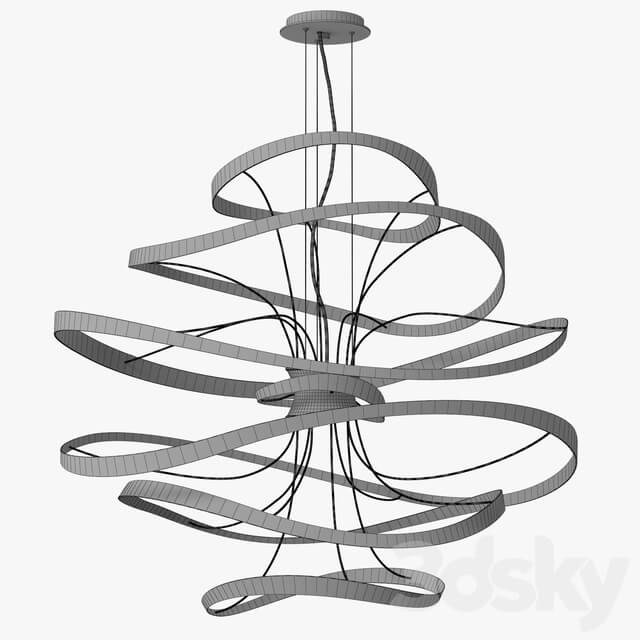 Corbett lighting Calligraphy pendant Pendant light 3D Models
