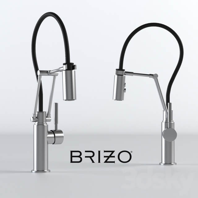 Brizo Solna Articulating Kitchen Faucet Faucet 3D Models