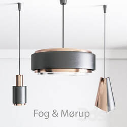Copper pendants set Pendant light 3D Models 