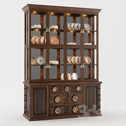 Wardrobe Display cabinets Display cabinets both sides  