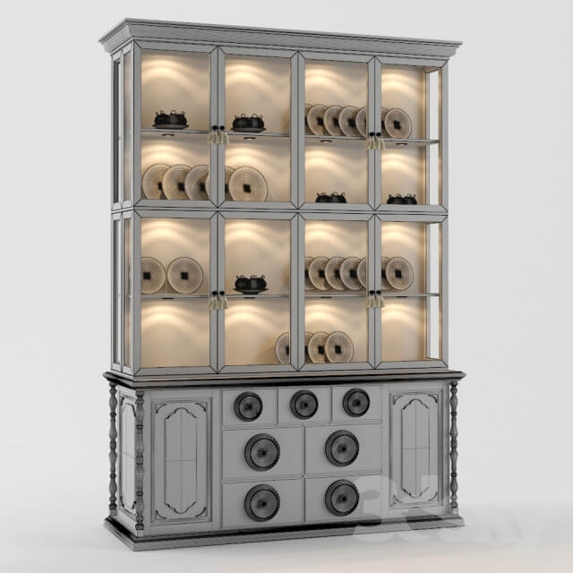 Wardrobe Display cabinets Display cabinets both sides 
