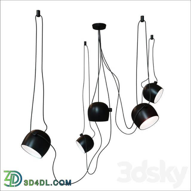 Aim 5 Point Pendant Lamp Pendant light 3D Models