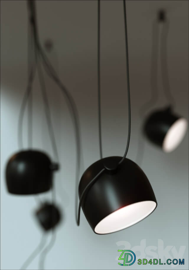 Aim 5 Point Pendant Lamp Pendant light 3D Models