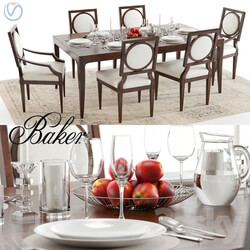 Table Chair Baker Cheval and Louis 