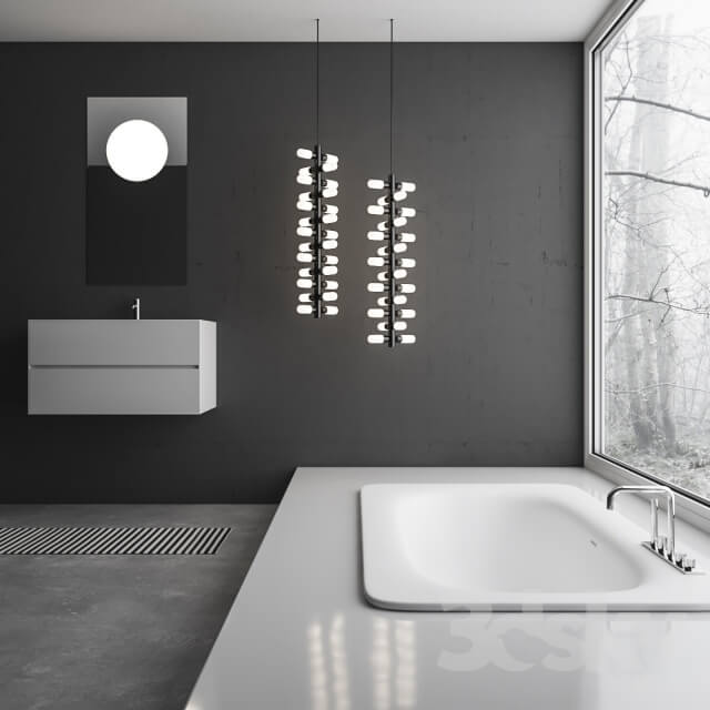 Bathroom furniture set Piana