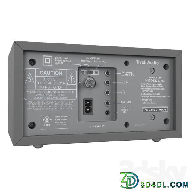 Tivoli Audion model ONE grey and white version