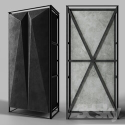 Wardrobe Display cabinets Gotham Double Bookcase 