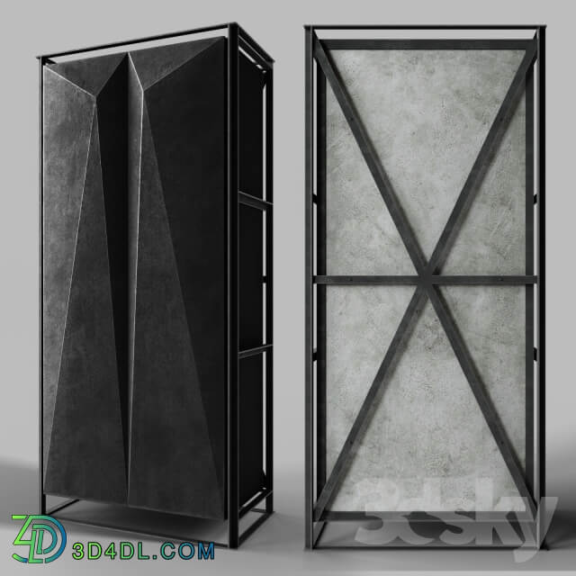 Wardrobe Display cabinets Gotham Double Bookcase