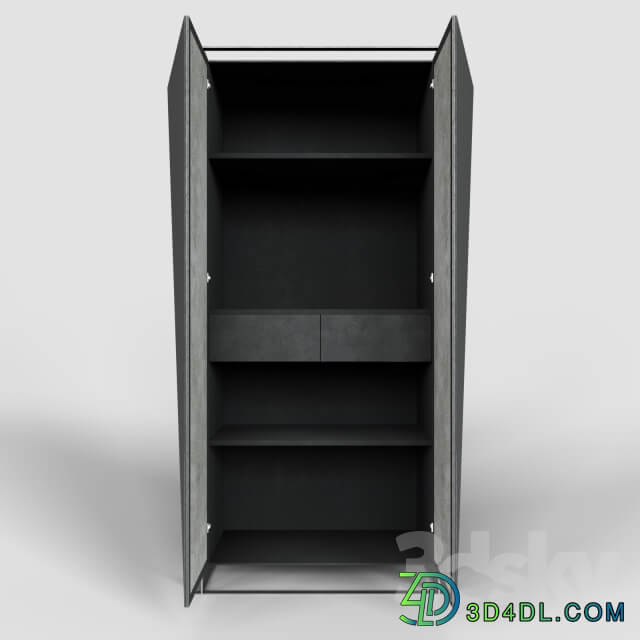 Wardrobe Display cabinets Gotham Double Bookcase