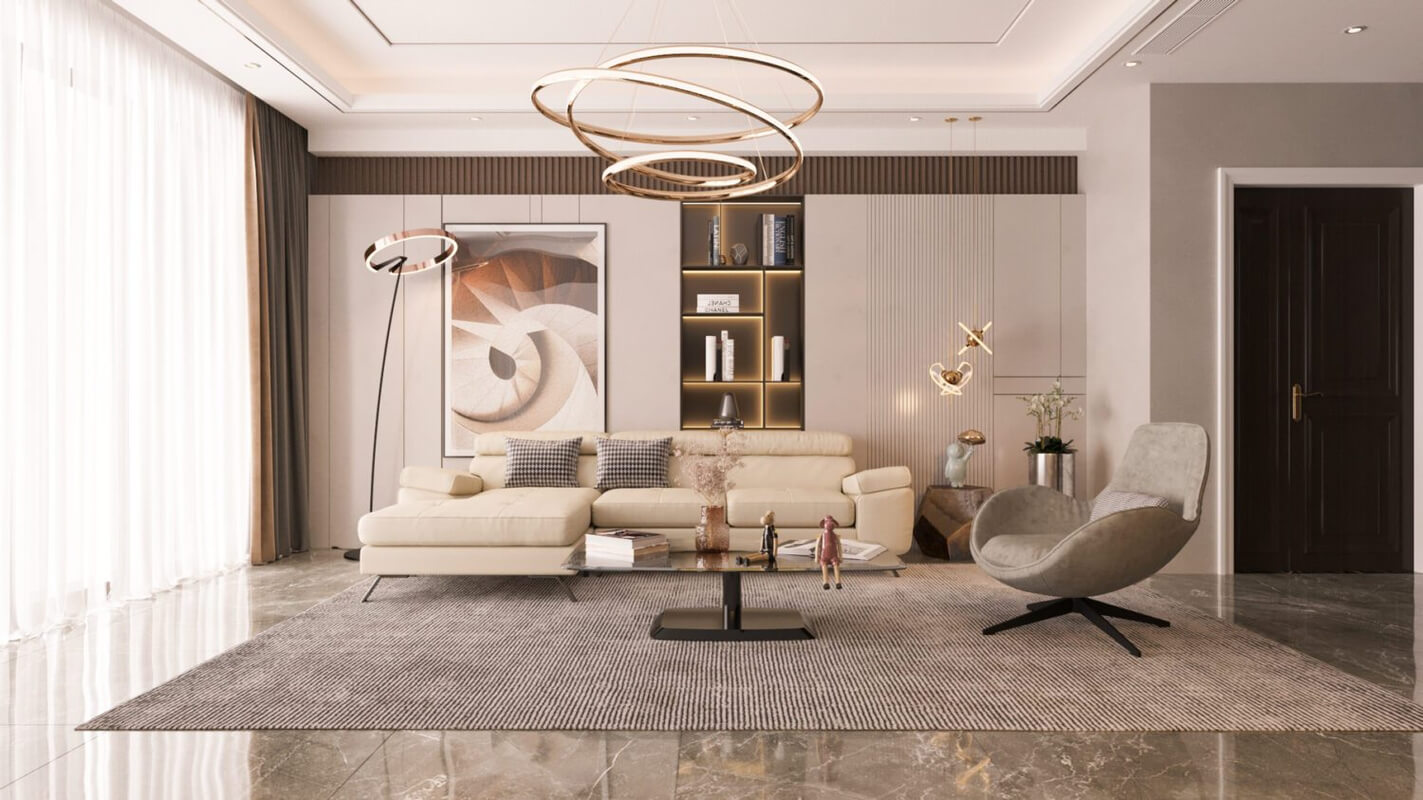  Living Room Interior Model By Hoang Gia