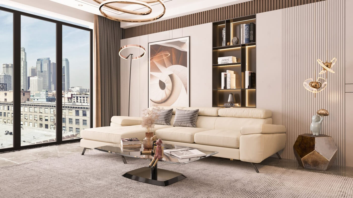  Living Room Interior Model By Hoang Gia