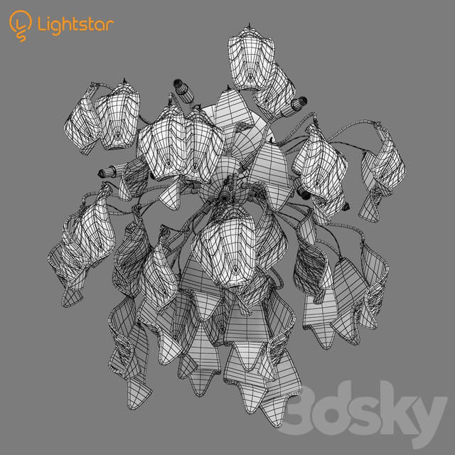 79309x VETRO Lightstar Pendant light 3D Models