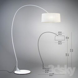 CONTARDI Divina Arco floor lamp 