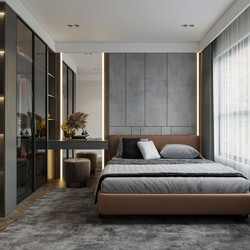  Master Bedroom Interior Model by Nguyen Viet Anh 