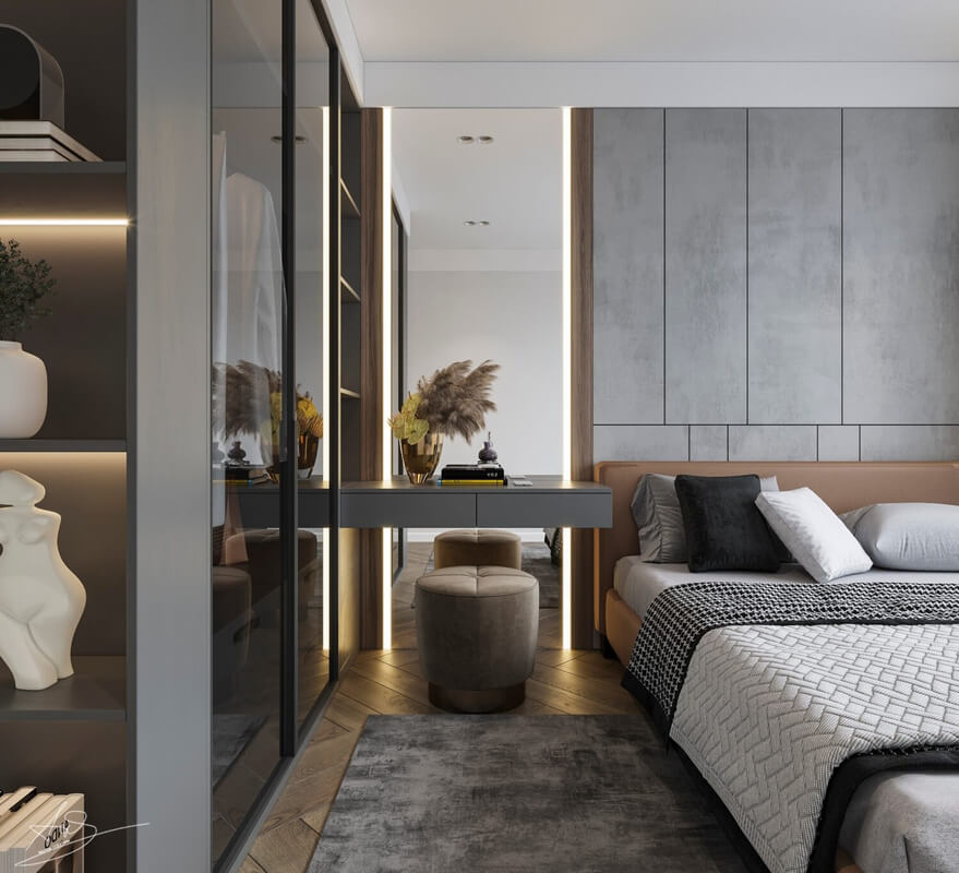  Master Bedroom Interior Model by Nguyen Viet Anh