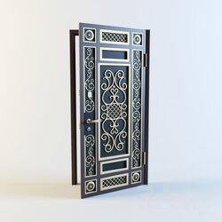Metal entrance door quot Uzkovka quot 01 