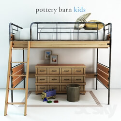Bed Pottery barn Owen Twin Loft Bed 1 