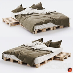 Bed Euro Pallet Bed 2 