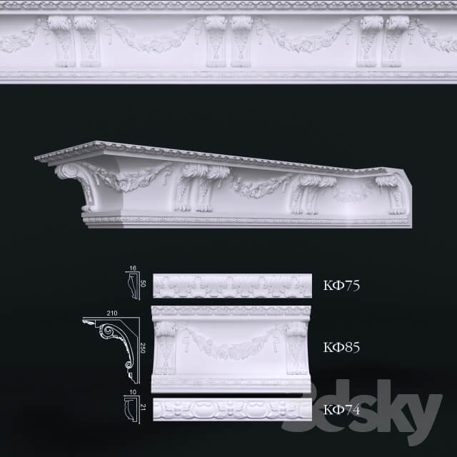 Ceiling cornices
