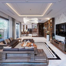 3D Interior Scene File 3dsmax Model Livingroom 550 By Nguyen Vinh 