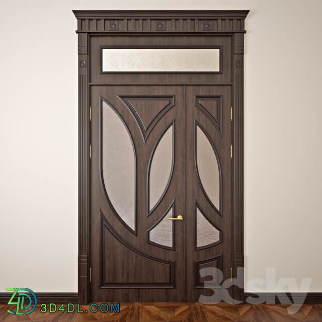 in the style of a classic door