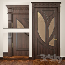 in the style of a classic door 
