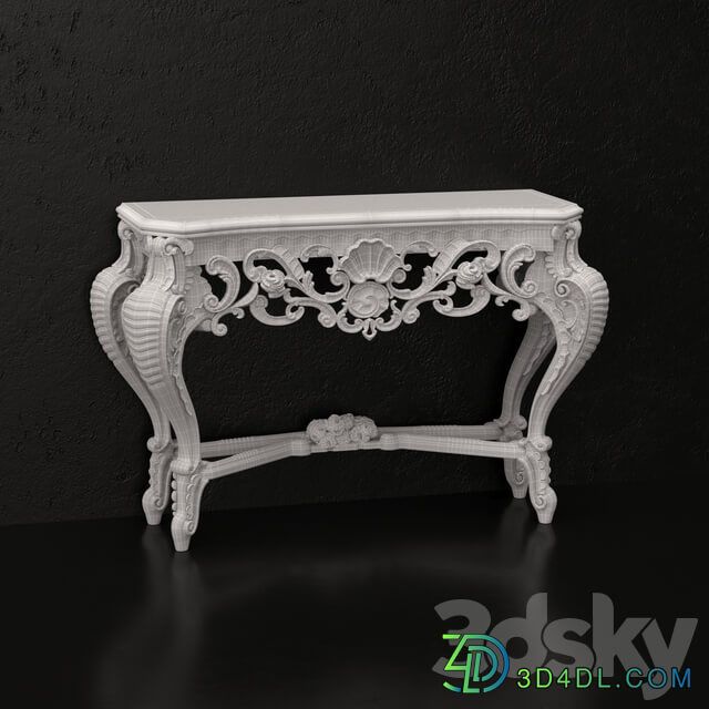 Classical console Silik 3D Models