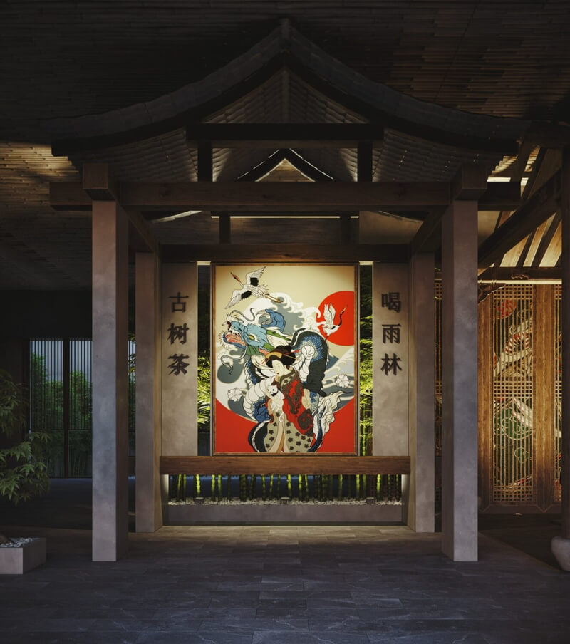  3D Exterior Lobby Scene by Do Huy Binh