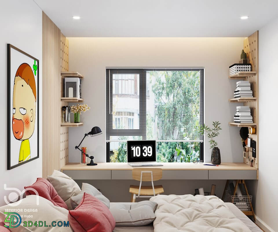 3D Interior Scenes File 3dsmax Model Bedroom 138 By NguyenBaoNgoc