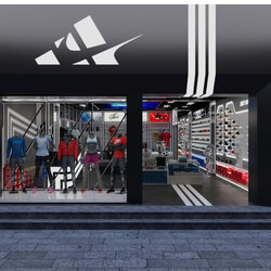  Sport Shoes shop 3D Model By Tia Sang 
