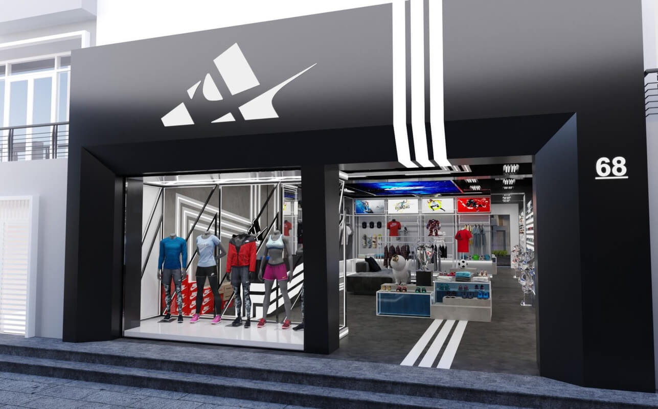  Sport Shoes shop 3D Model By Tia Sang
