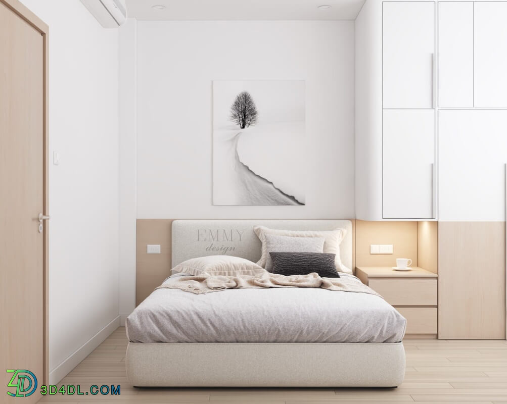 3D Interior Scenes File 3dsmax Model Bedroom 349 By MyHuynh