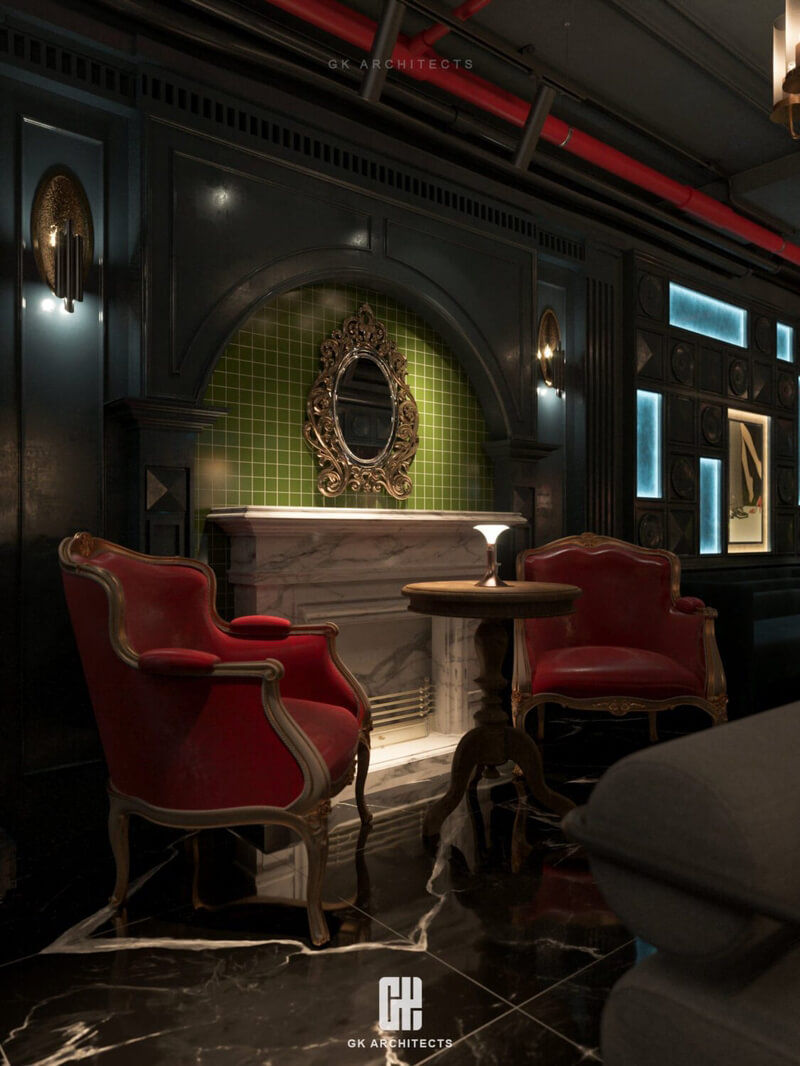  3D Bar Restaurant Interior Scene Model by Nguyen Huy Anh