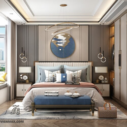 3D Interior Scenes File 3dsmax Model Bedroom 277 By HuyHieuLee 