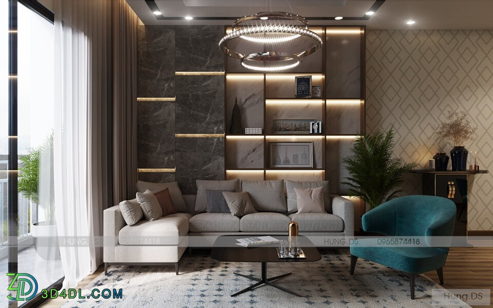 3D Interior Scenes File 3dsmax Model Livingroom 264 By Pham Hung