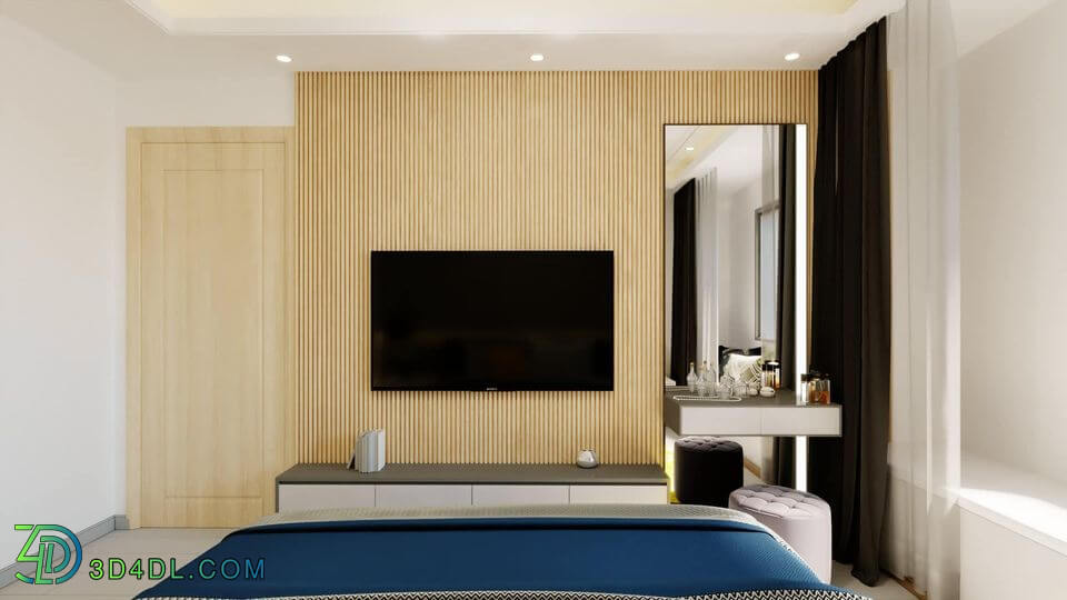 3D Interior Scenes File 3dsmax Model Bedroom 379 By Nguyen Dung