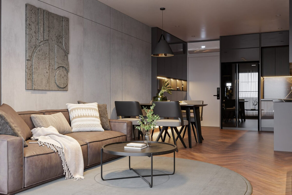  Apartment Interior Model By Nguyen Tien