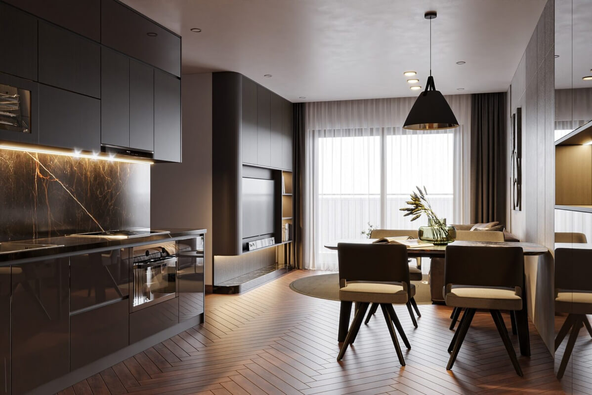  Apartment Interior Model By Nguyen Tien